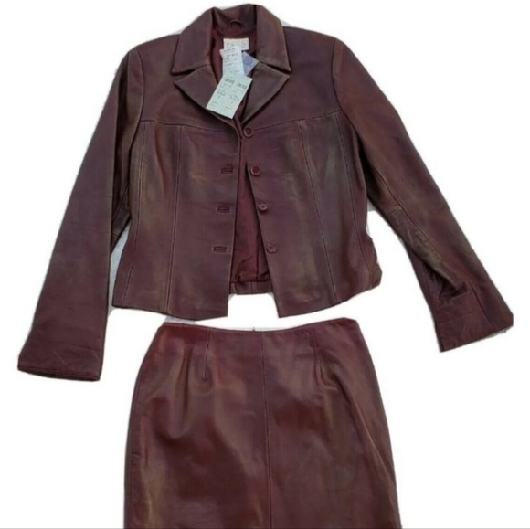 Cache Jackets & Blazers - Cache Learher Coat set.